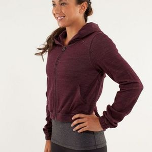 Lululemon Stattva Hoodie Zip Bordeaux Drama
